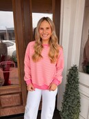 Pretty in Pink Striped Top