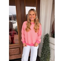 Pretty in Pink Striped Top