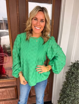 Holly Green Top