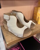 Nicole Natural Cork Wedges