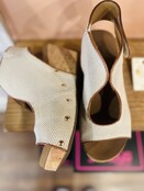 Nicole Natural Cork Wedges