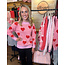 The Uptown Peach Sweetheart Sweater