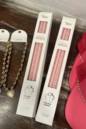 Oh So Fancy Tumbler Straw Set