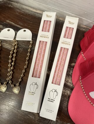 Oh So Fancy Tumbler Straw Set