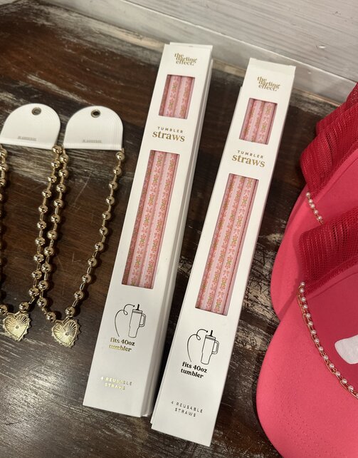 Oh So Fancy Tumbler Straw Set