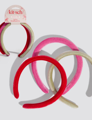 Velvet Headband Set
