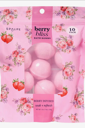 Berry Bliss Bath Bombs - 10 Pack