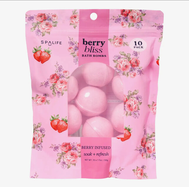 Berry Bliss Bath Bombs - 10 Pack