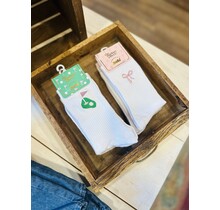 Embroidered Crew Socks
