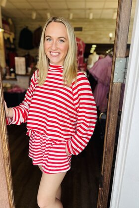 Cherry Stripes Shorts