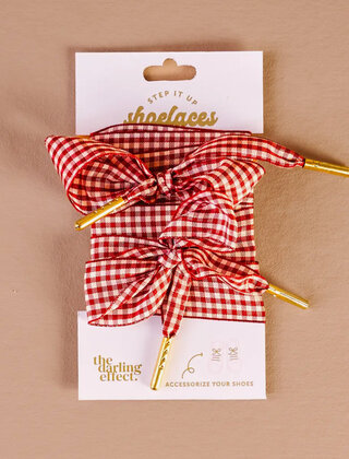 Step-it-Up Gingham Shoelaces