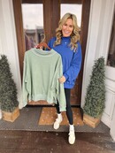 Vintage Wash Oversized Sweatshirt