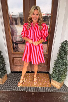 Sweetheart Stripe Dress