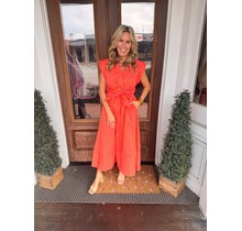 Sunset Sorbet Sleeveless Dress