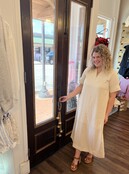 Golden Stripe Sundress