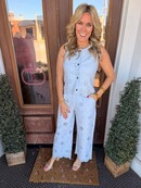 Baby Blue Lace Pants