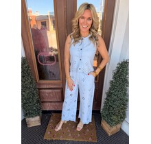 Baby Blue Lace Pants