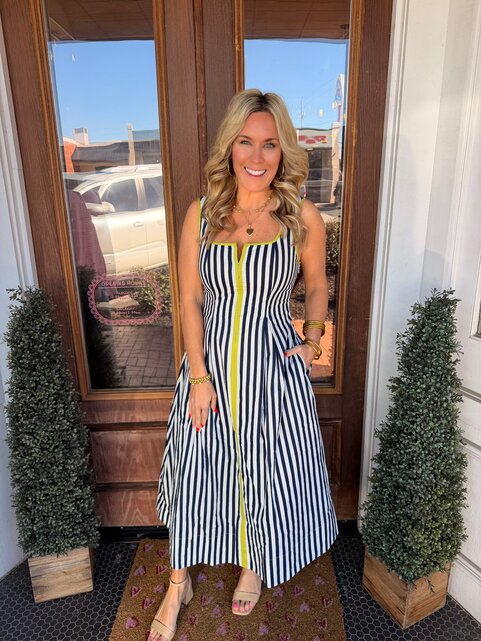 The Boardwalk Stripe Dress