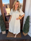 Golden Stripe Sundress