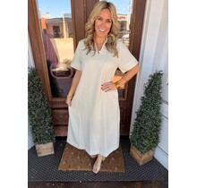 Golden Stripe Sundress