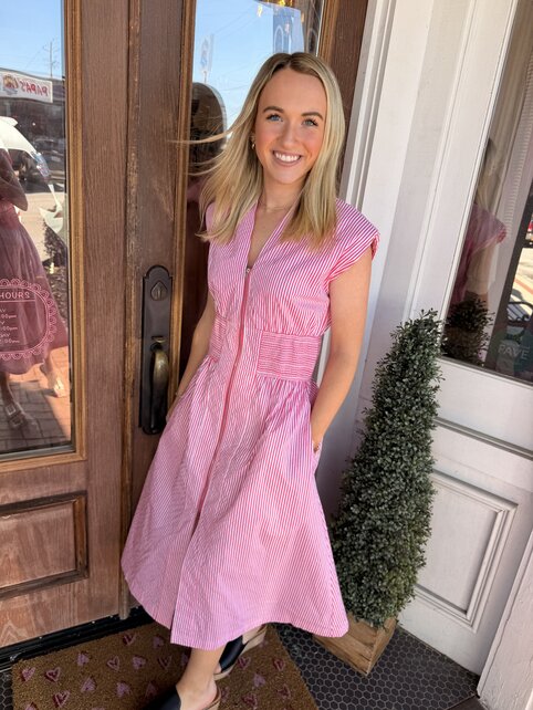Sweet Striped Sundress