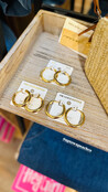 Medium 35mm Gold Hoops