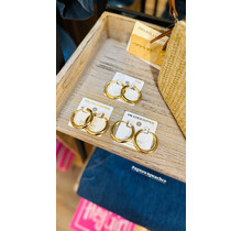 Medium 35mm Gold Hoops