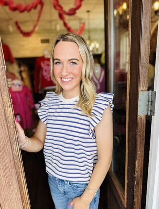 Sarah in Stripes Top