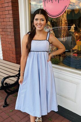 Bella Blue Striped Sundress
