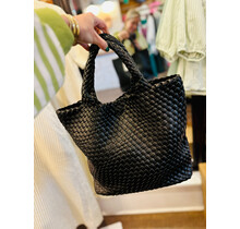 Leather Textured Tote Bag