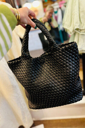 Leather Textured Tote Bag