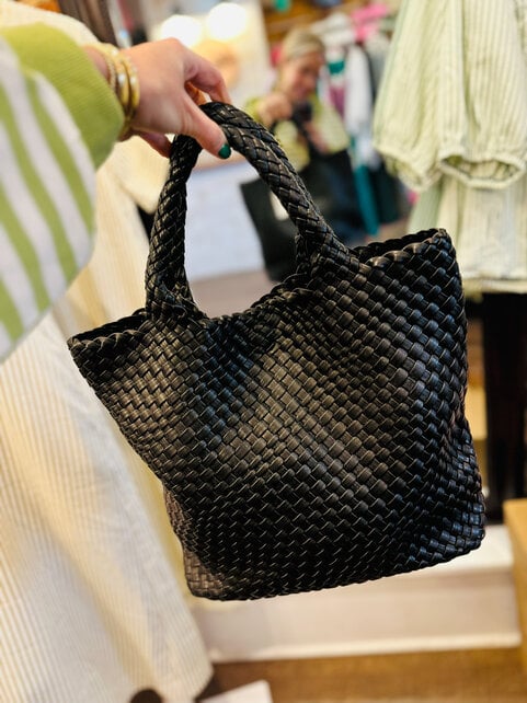 Leather Textured Tote Bag