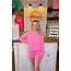 The Uptown Peach Bella Bubblegum Mock Neck Sweatshirt