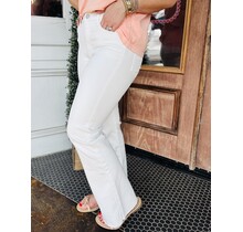 Cloud White Cropped Jeans