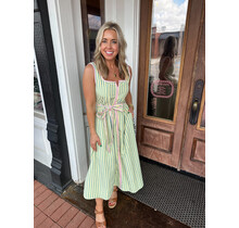 Palm Beach Picnic Midi Dress