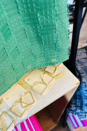 Symmetric Gold Hoops