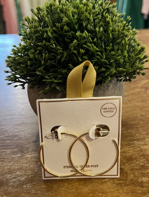 Gold Hoop Earrings