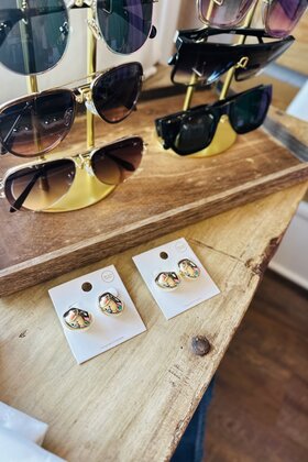 Puffy Gradual Metal Hoops