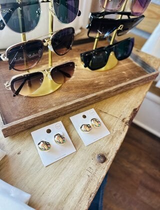 Puffy Gradual Metal Hoops