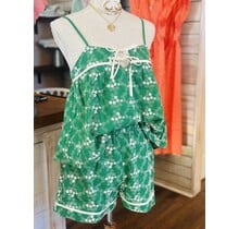 Emerald Bloom Floral Set