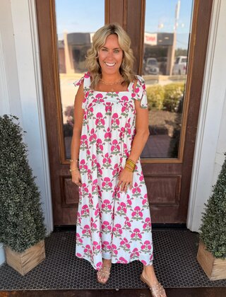 Pink Petal Breeze Dress