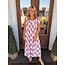 The Uptown Peach Pink Petal Breeze Dress