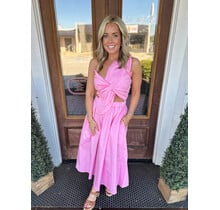 Main Character Bow Midi Dress