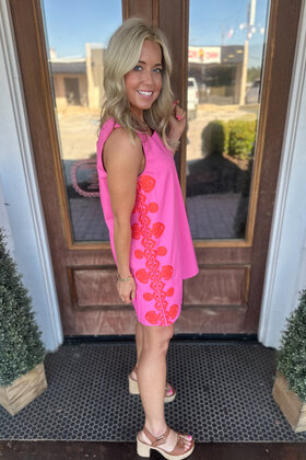 Pink/Coral Pop Dress