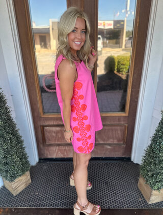Pink/Coral Pop Dress