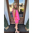 The Uptown Peach Pink/Coral Pop Dress