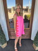 Pink/Coral Pop Dress