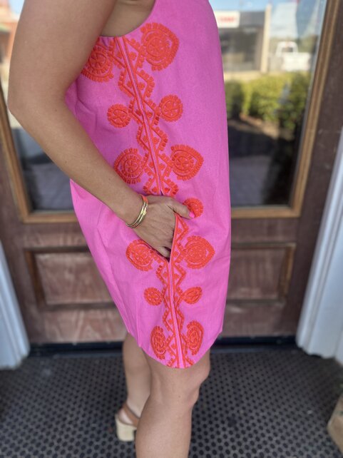 Pink/Coral Pop Dress