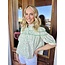 The Uptown Peach Moss Muse Top