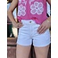 The Uptown Peach Madison Mid Rise Shorts